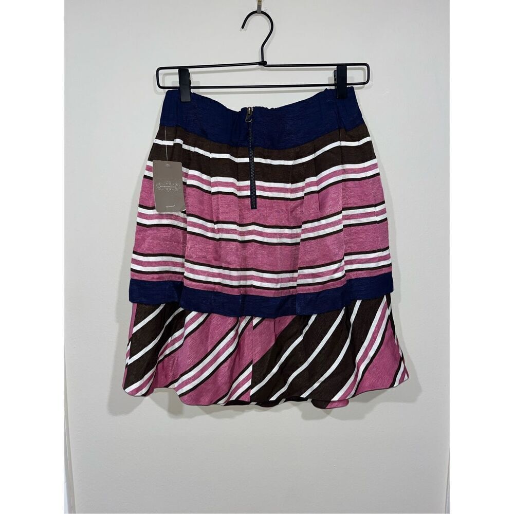 NWT by Anthropologie Ellery Stripe Skirt Size 4 - Picture 3 of 4